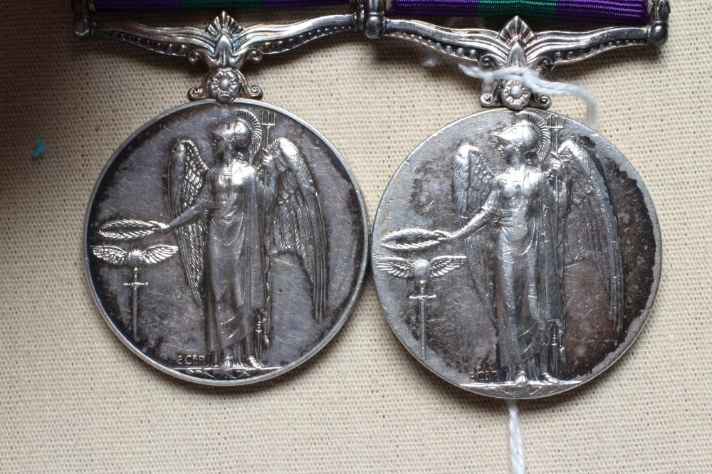 TWO GENERAL SERVICE MEDALS Image