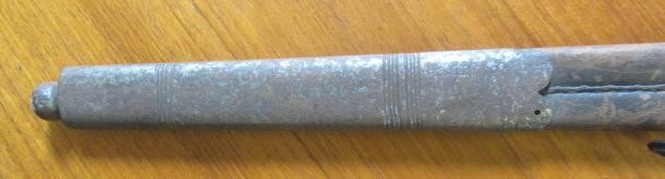 A SCOTTISH INFANTRY OFFICER'S SWORD with 33 1/4" double fullered blade Image