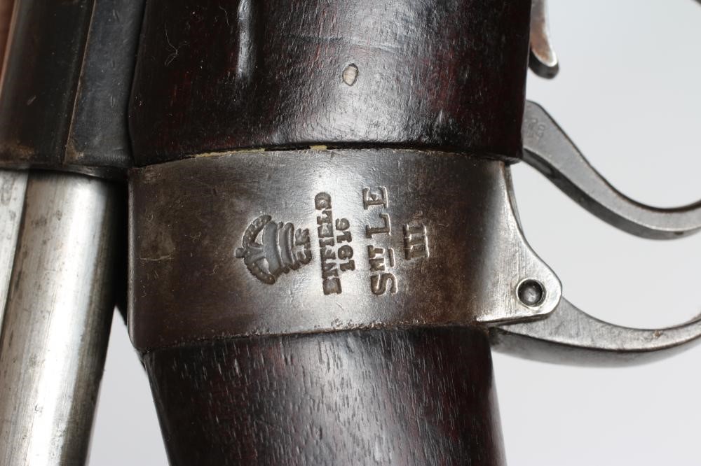 A DEACTIVATED FIRST WORLD WAR LEE ENFIELD BOLT ACTION RIFLE Image