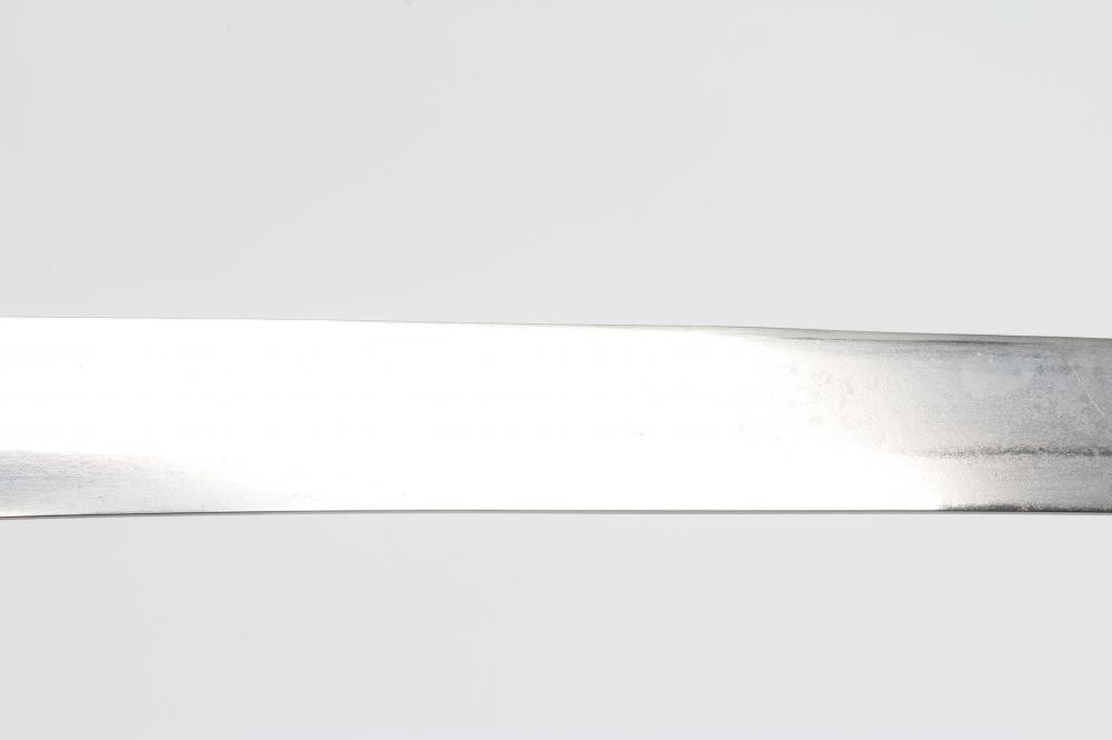A JAPANESE BONE DECORATED WAKAZASHI with 20" curved blade Image