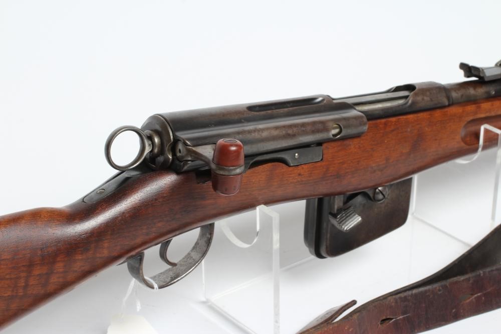 A SWISS SCHMIDT-RUBIN MODEL 1889 STRAIGHT PULL RIFLE Image