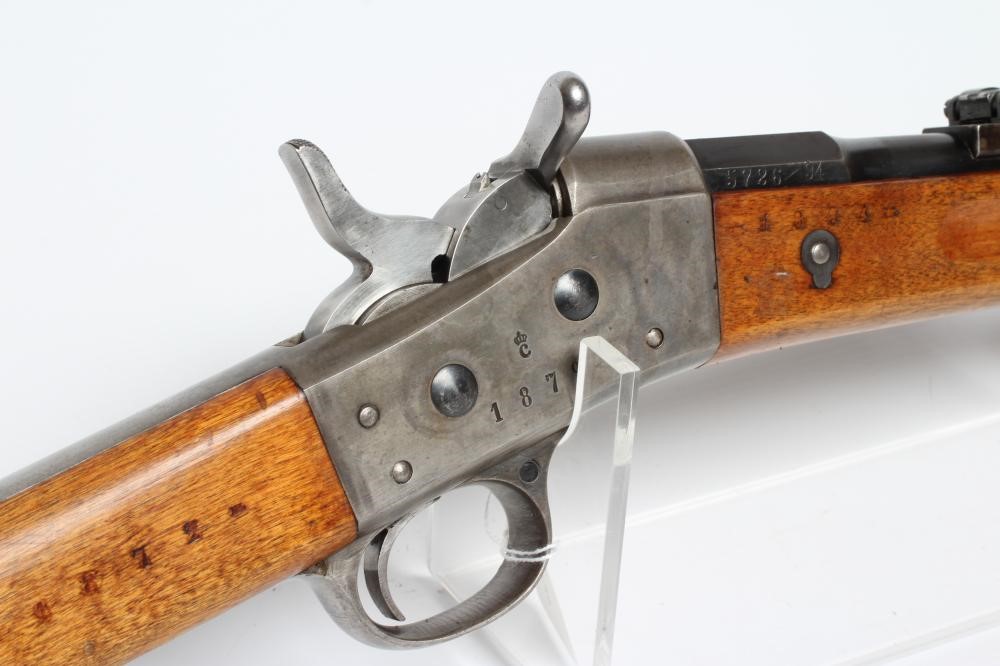 A SWEDISH ROLLING BLOCK RIFLE by Carl Gustaf Image