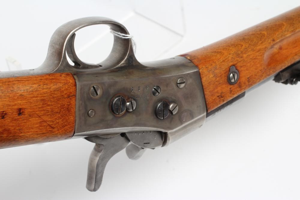 A SWEDISH ROLLING BLOCK RIFLE by Carl Gustaf Image