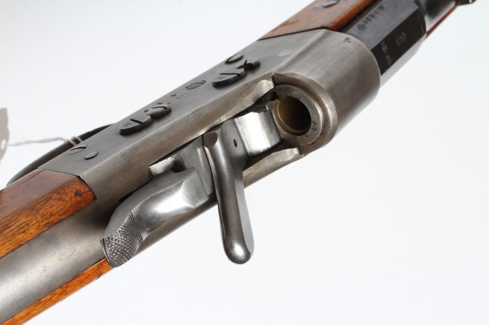 A SWEDISH ROLLING BLOCK RIFLE by Carl Gustaf Image
