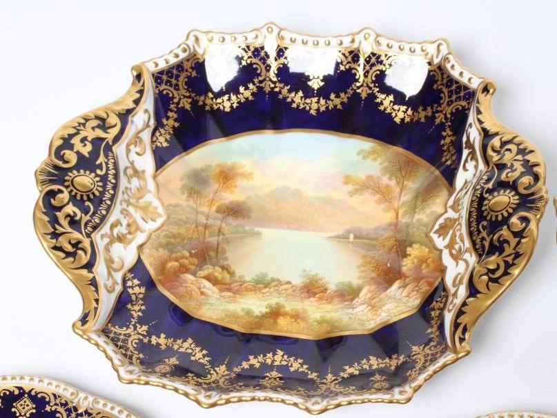 AN AYNSLEY CHINA PART CABINET DESSERT SERVICE Image