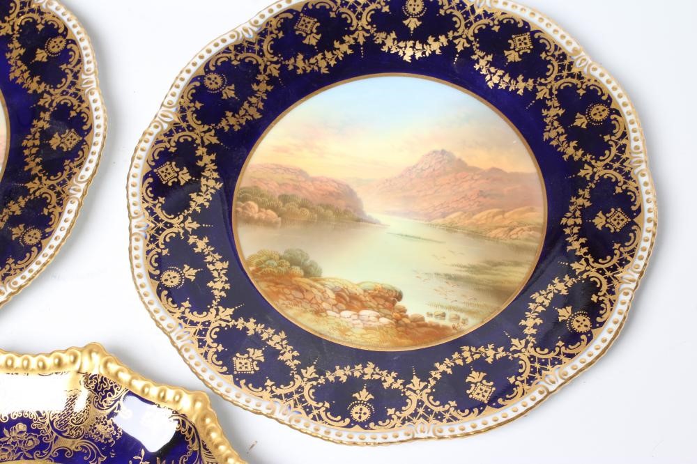 AN AYNSLEY CHINA PART CABINET DESSERT SERVICE Image