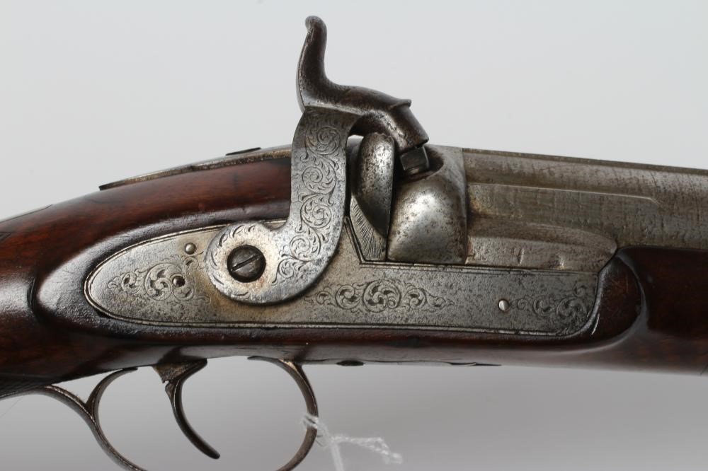 A PERCUSSION MUSKET with 31 3/8" barrel Image