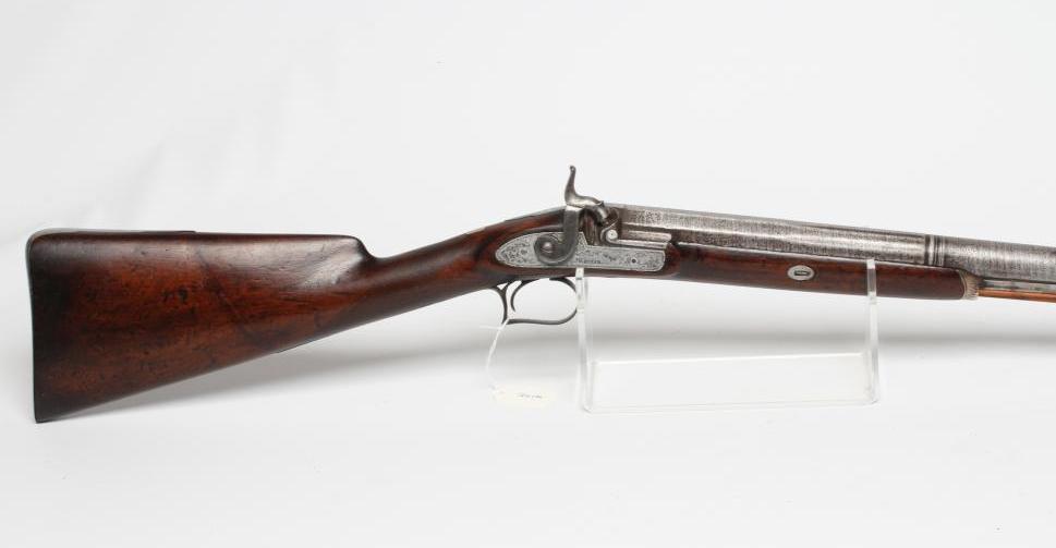 A PERCUSSION MUSKET by Morris Image