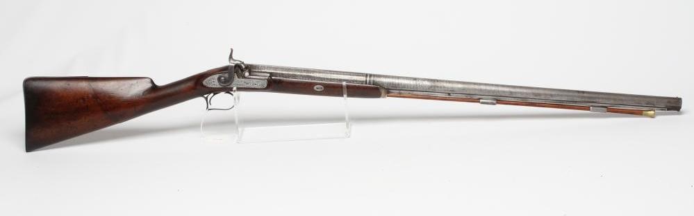 A PERCUSSION MUSKET by Morris Image