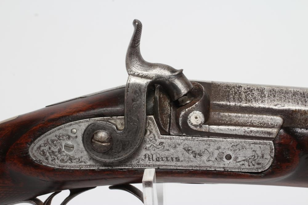 A PERCUSSION MUSKET by Morris Image