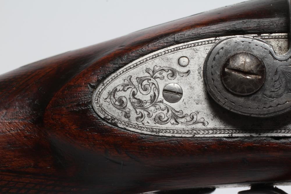 A PERCUSSION MUSKET by Morris Image