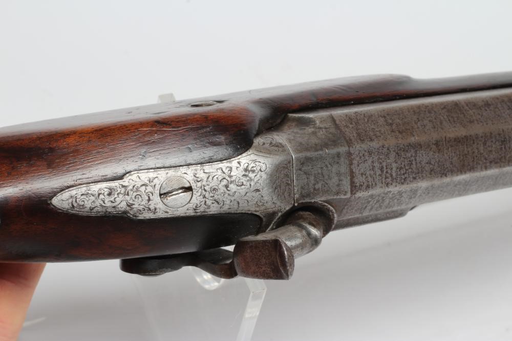 A PERCUSSION MUSKET by Morris Image