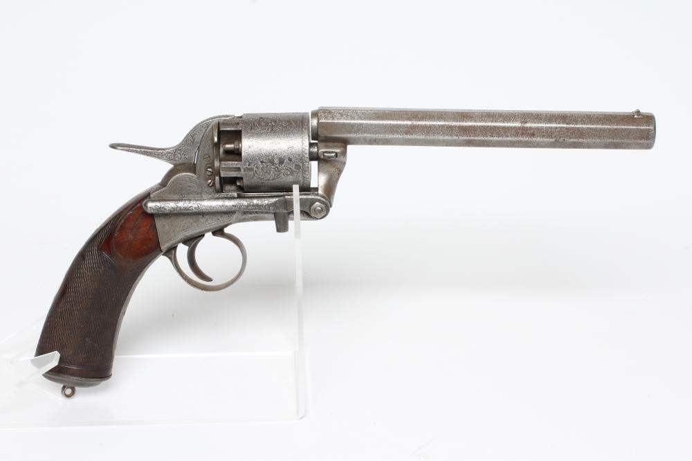 AN ADAMS PATENT PERCUSSION FIVE SHOT REVOLVER by Dickson & Son Image