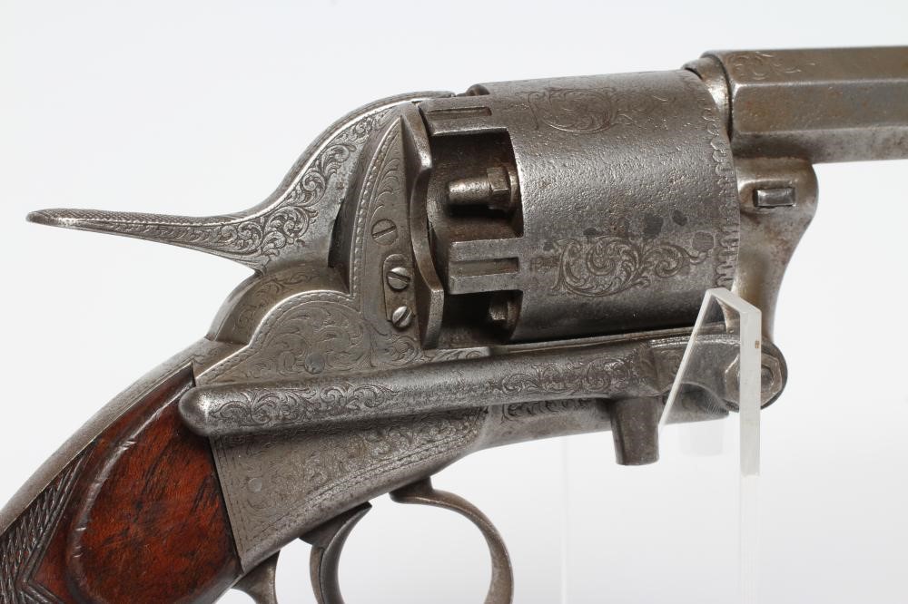 AN ADAMS PATENT PERCUSSION FIVE SHOT REVOLVER by Dickson & Son Image
