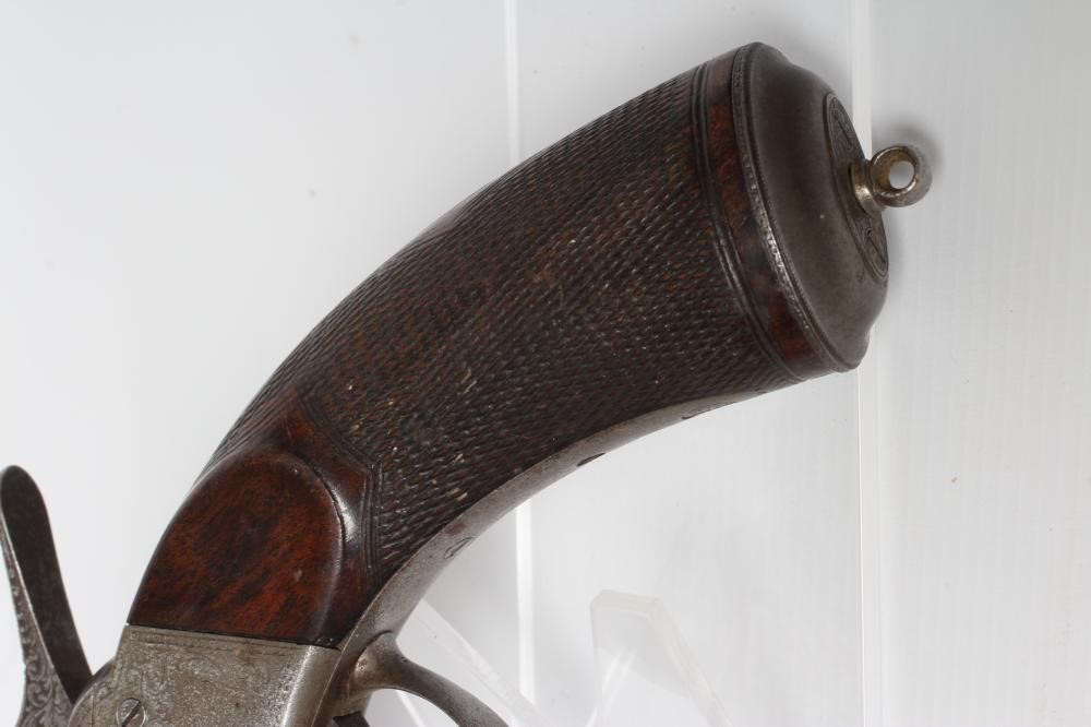 AN ADAMS PATENT PERCUSSION FIVE SHOT REVOLVER by Dickson & Son Image