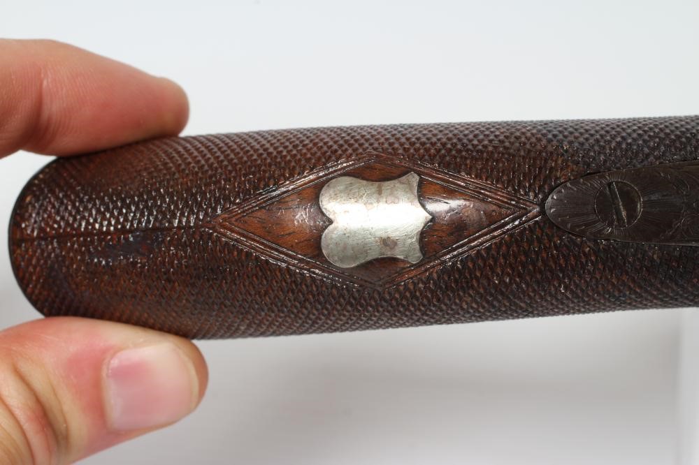 A SIX SHOT PEPPER BOX REVOLVER by Smith & Co. Image