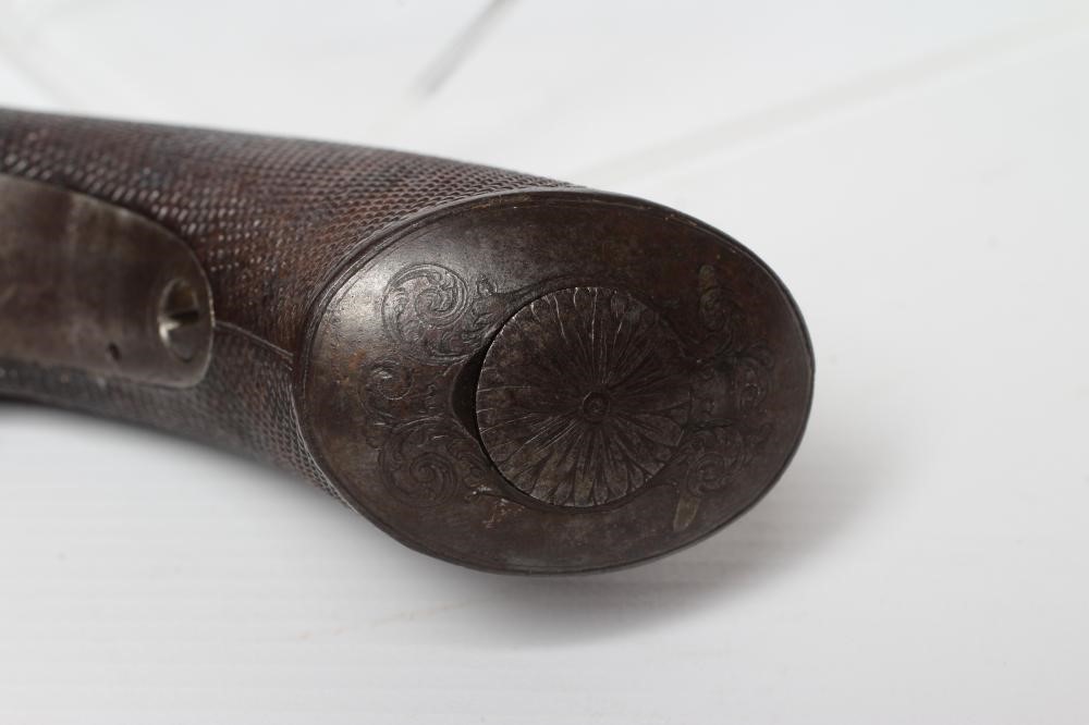 A SIX SHOT PEPPER BOX REVOLVER by Smith & Co. Image