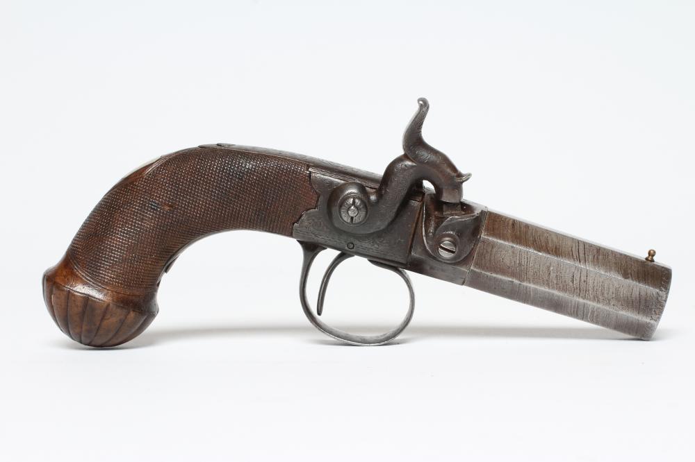 A 16 BORE PERCUSSION PISTOL by Hanson Image