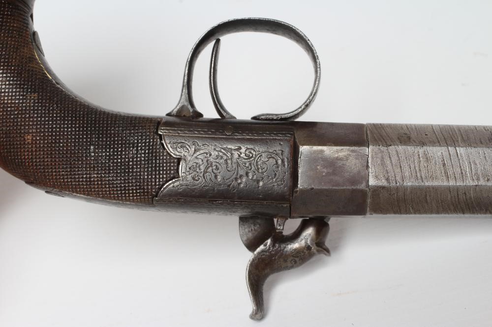 A 16 BORE PERCUSSION PISTOL by Hanson Image