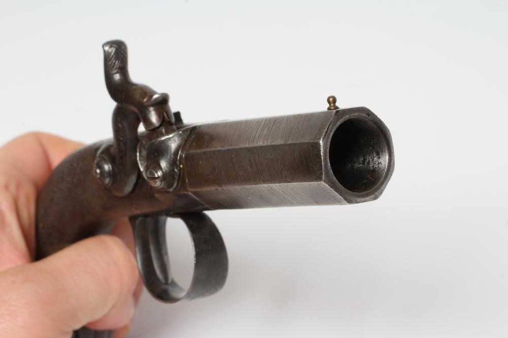 A 16 BORE PERCUSSION PISTOL by Hanson Image