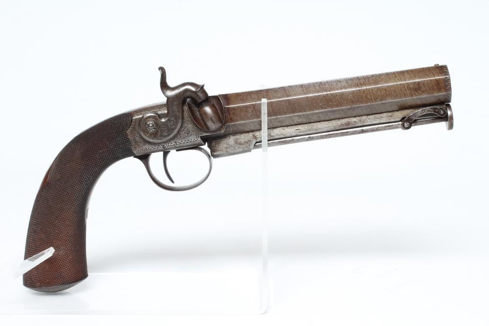 A PERCUSSION HOLSTER PISTOL by R. Neill Image