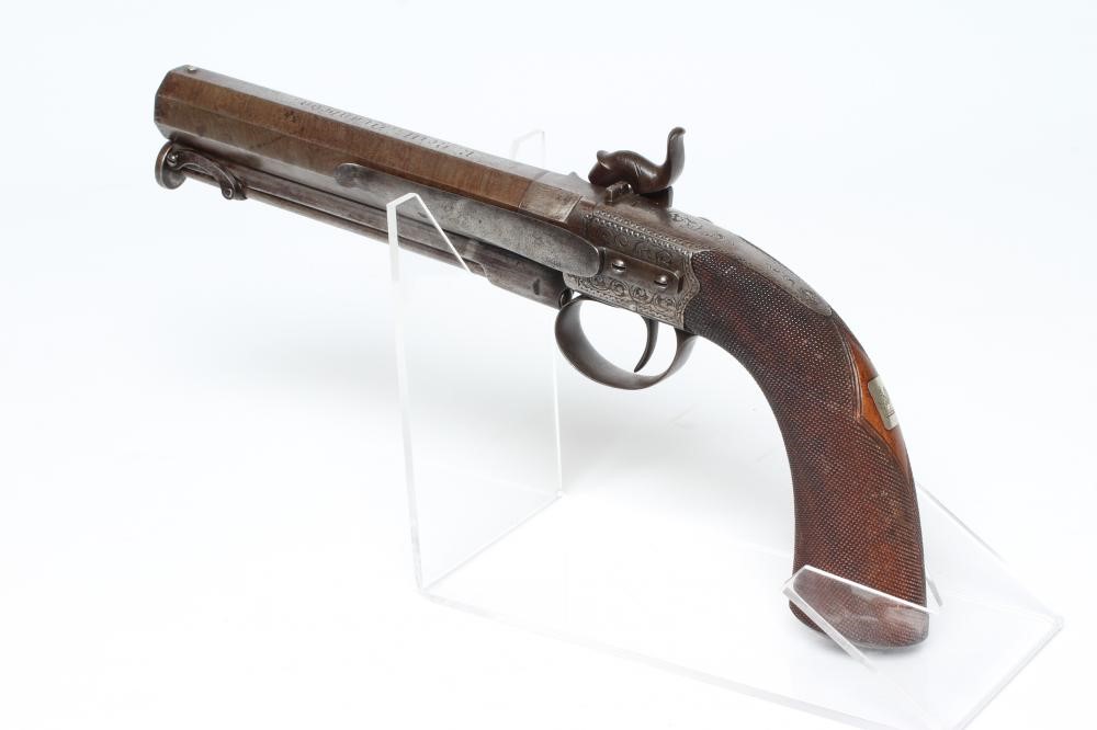 A PERCUSSION HOLSTER PISTOL by R. Neill Image