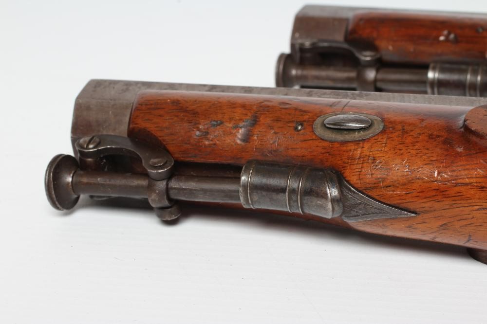 A PAIR OF PERCUSSION 15 BORE PISTOLS by Staudenmayer Image