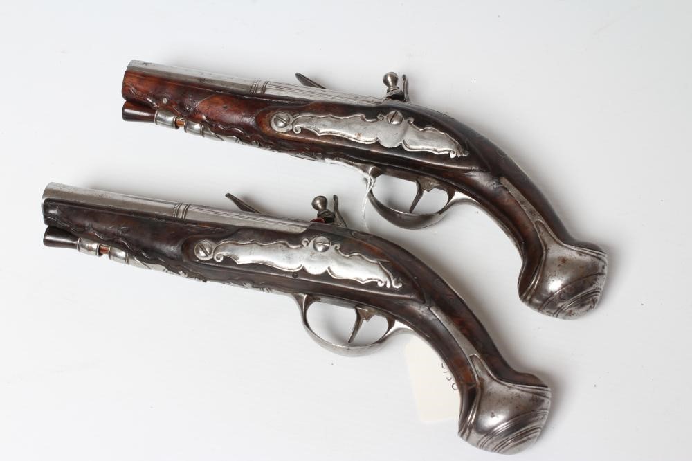 A PAIR OF FLINTLOCK PISTOLS by P. Lorandi Image