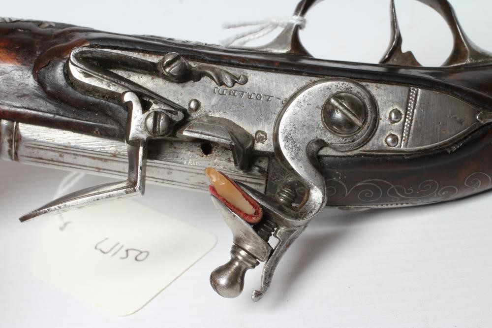 A PAIR OF FLINTLOCK PISTOLS by P. Lorandi Image