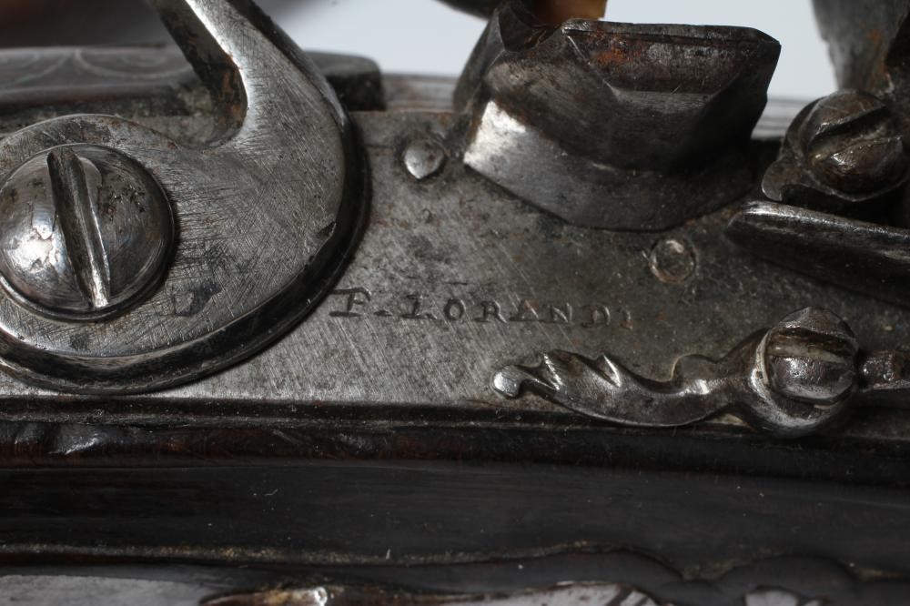 A PAIR OF FLINTLOCK PISTOLS by P. Lorandi Image