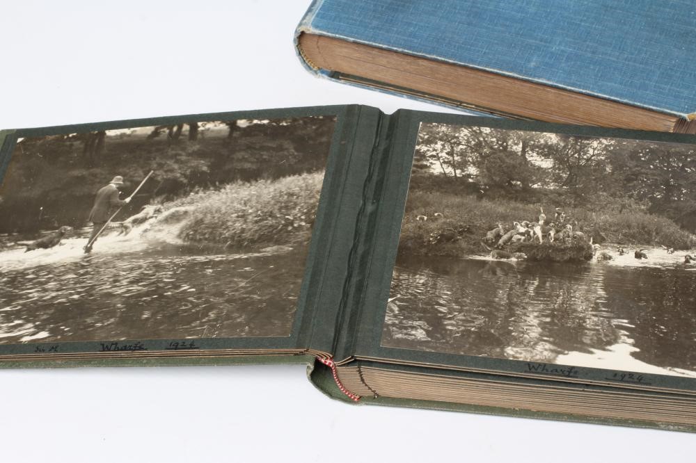 FIVE ALBUMS OF OTTER HOUND PHOTOGRAPHS by Captain William Coates Thompson of the Wharfedale Image
