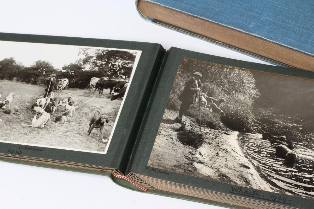 FIVE ALBUMS OF OTTER HOUND PHOTOGRAPHS by Captain William Coates Thompson of the Wharfedale Image