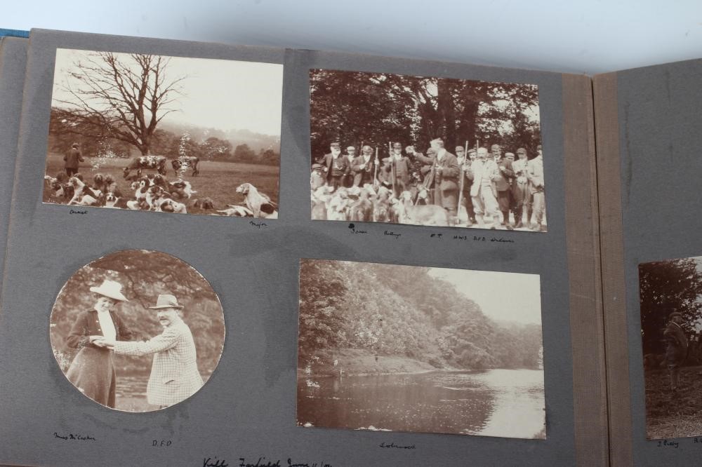 FIVE ALBUMS OF OTTER HOUND PHOTOGRAPHS by Captain William Coates Thompson of the Wharfedale Image