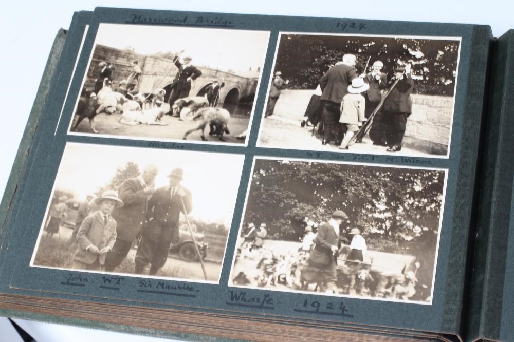 FIVE ALBUMS OF OTTER HOUND PHOTOGRAPHS by Captain William Coates Thompson of the Wharfedale Image