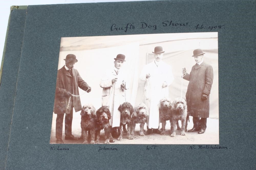 FIVE ALBUMS OF OTTER HOUND PHOTOGRAPHS by Captain William Coates Thompson of the Wharfedale Image