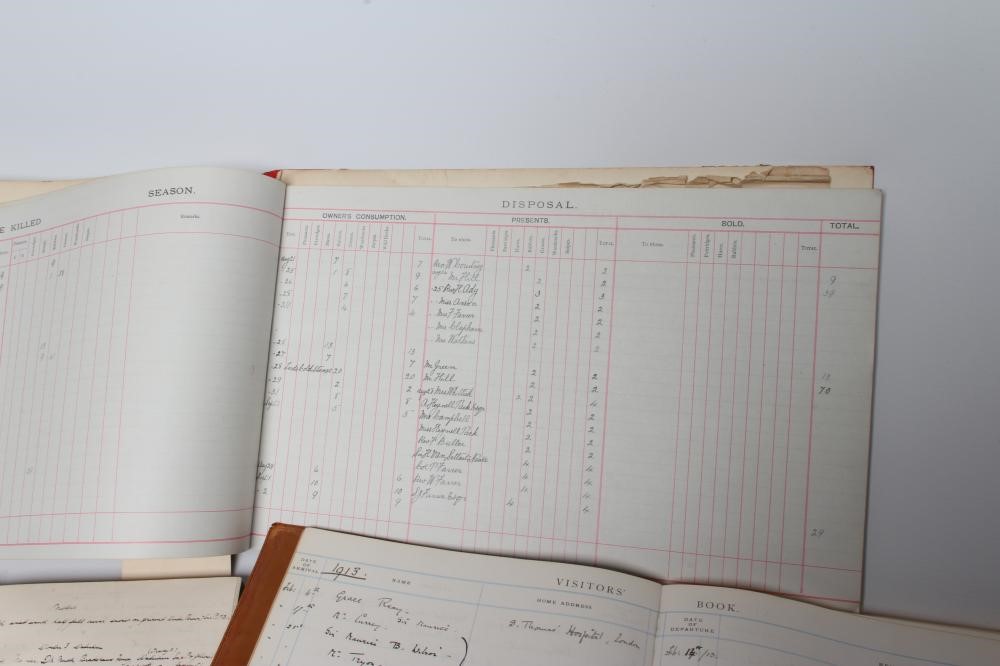 ALBUMS & LEDGERS FROM BECK HOUSE GIGGLESWICK compiled by Captain William Coates Thompson and family Image