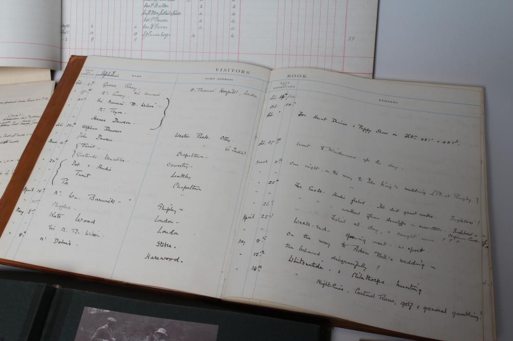ALBUMS & LEDGERS FROM BECK HOUSE GIGGLESWICK compiled by Captain William Coates Thompson and family Image