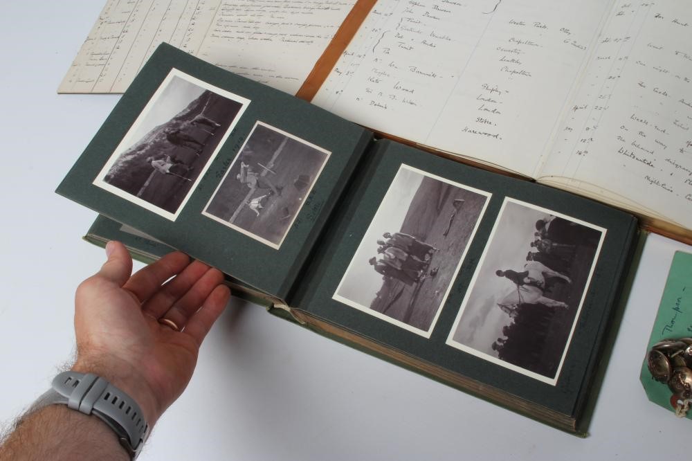 ALBUMS & LEDGERS FROM BECK HOUSE GIGGLESWICK compiled by Captain William Coates Thompson and family Image