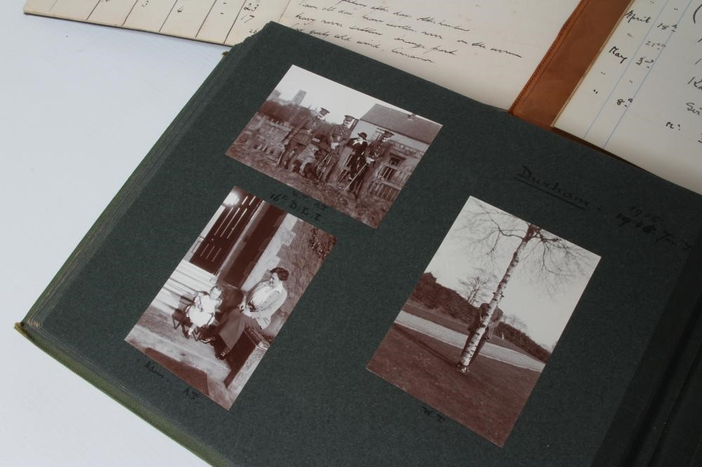 ALBUMS & LEDGERS FROM BECK HOUSE GIGGLESWICK compiled by Captain William Coates Thompson and family Image