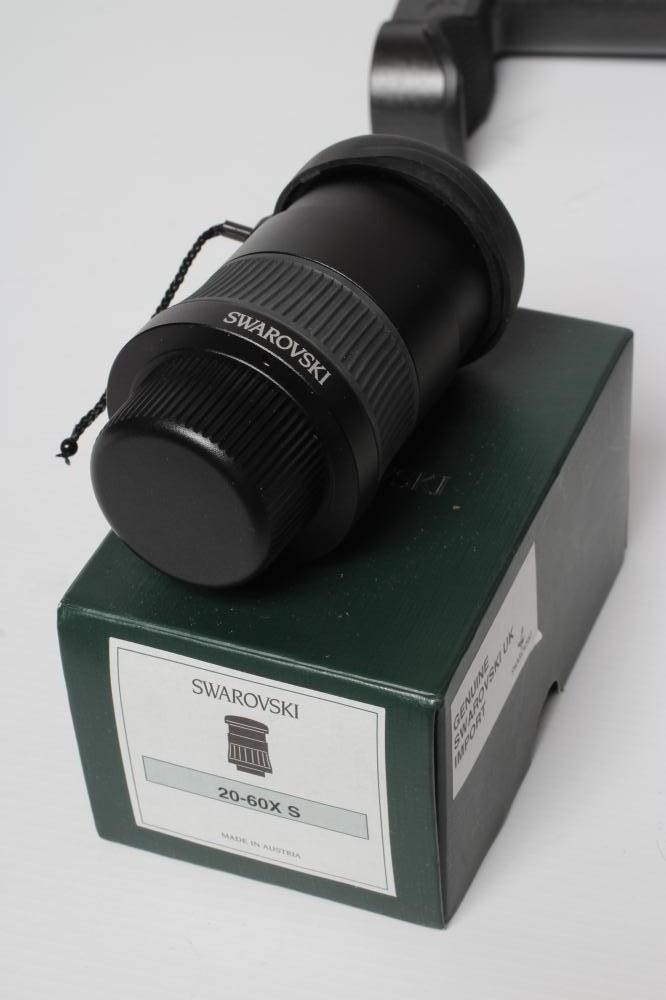 SWAROVSKI ATS 65 HD SPOTTING SCOPE with two eye pieces, DCA zoom fixture, padded strapping and table Image
