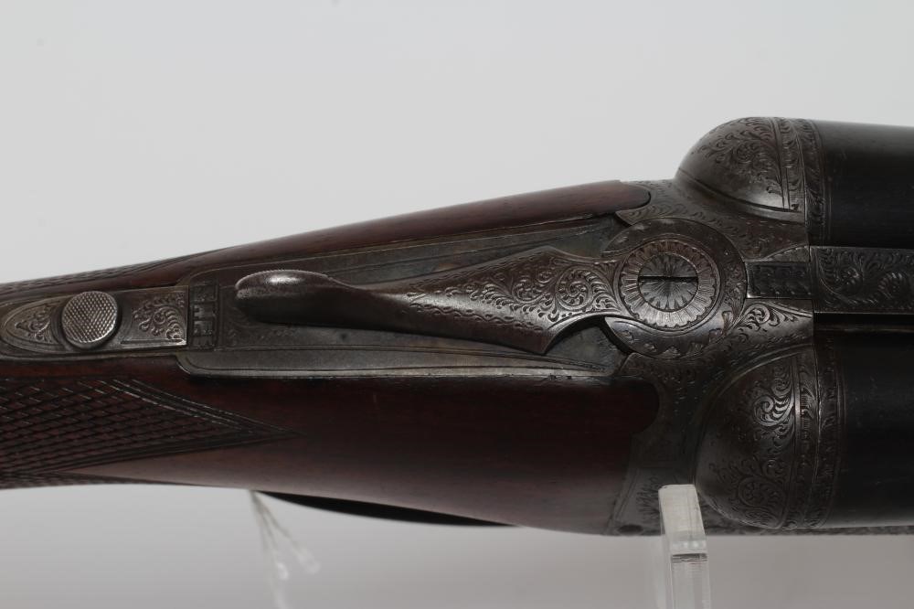 A Webley Scott 12 Bore Side By Side Shotgun With 28 Barrels a-webley-scott-12-bore-side-by-side-shotgun-with-28-barrels