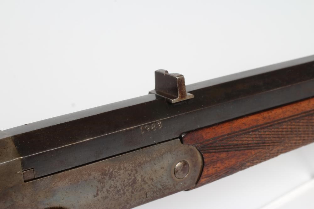 A BREAK BARREL .22LR GARDEN GUN with 23" octagonal rifled barrel Image