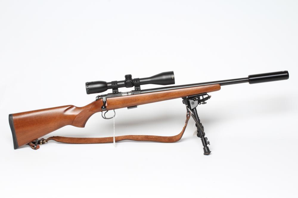 A CZ 452-2E ZKM .22LR BOLT ACTION RIFLE with 16" bull barrel Image