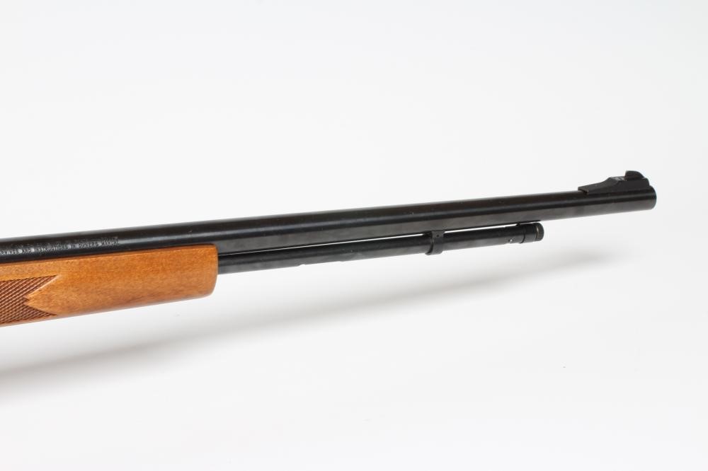 A MARLIN .22LR SEMI-AUTOMATIC RIFLE with 21 1/4" barrel, iron sights, tube magazine, wood stock and Image
