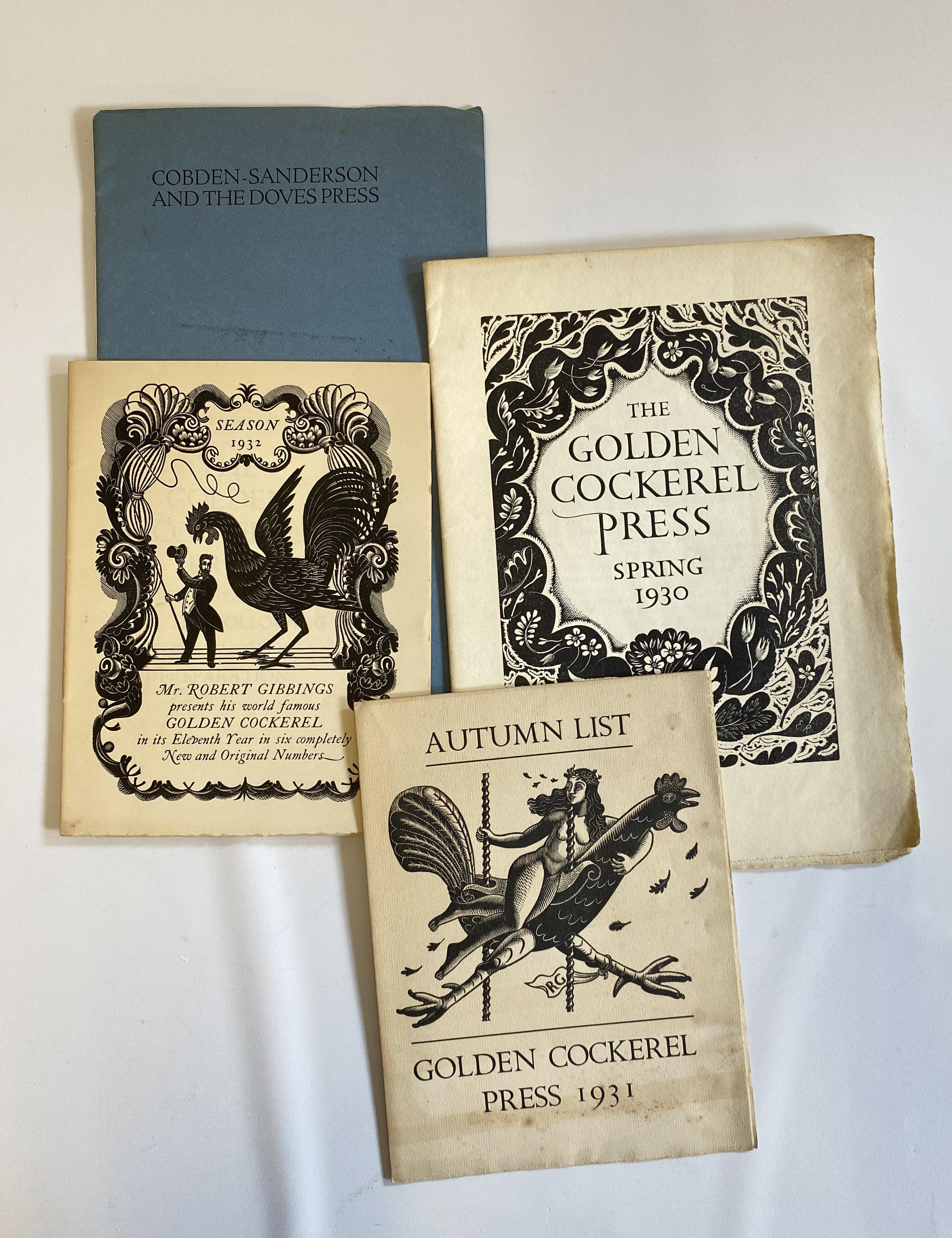 PROSPECTUS for: COBDEN-SANDERSON AND THE DOVES PRESS Image