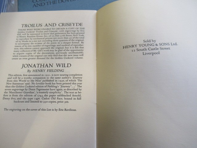 PROSPECTUS for: COBDEN-SANDERSON AND THE DOVES PRESS Image