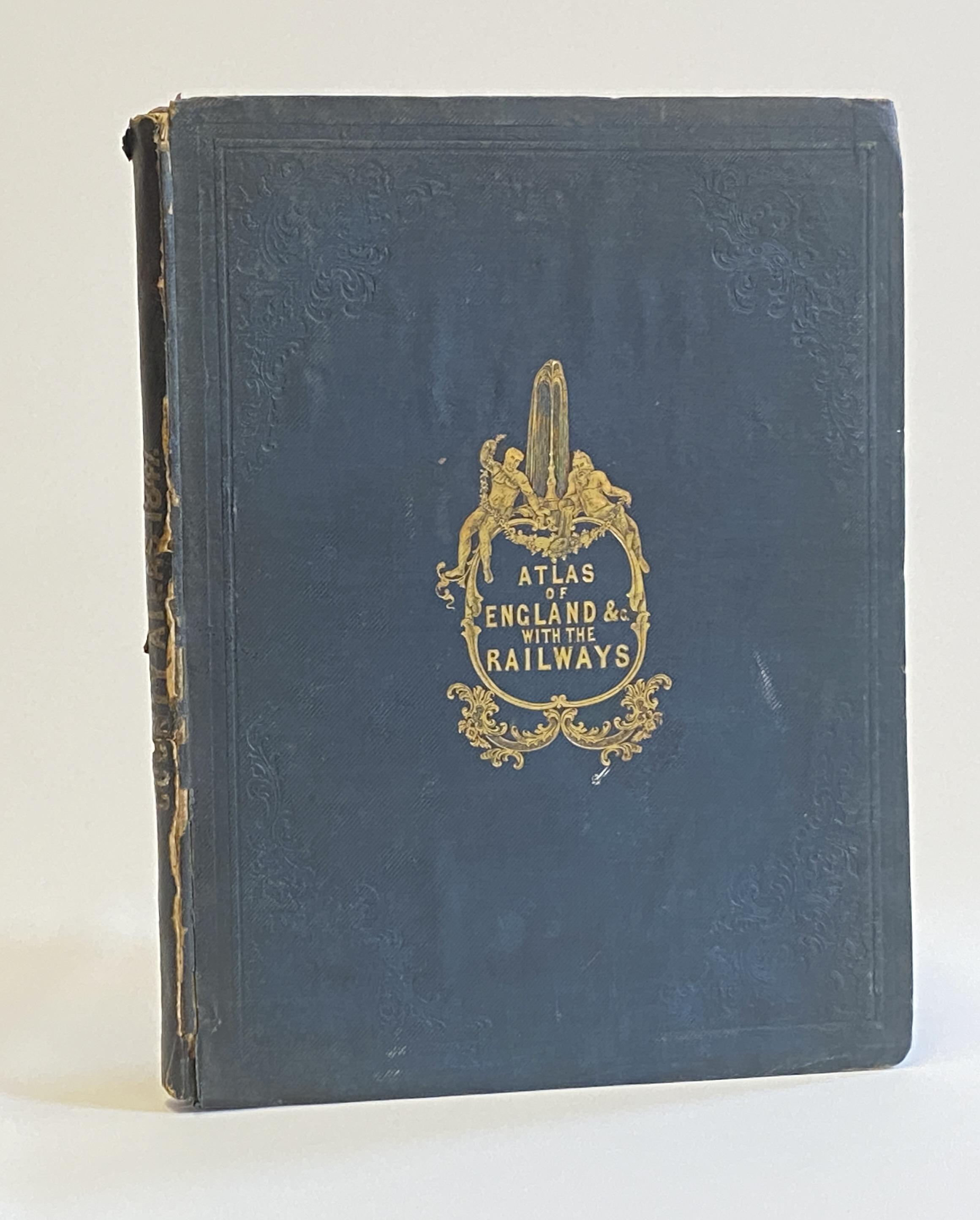 JOHNSONS ATLAS OF ENGLAND; WITH ALL THE RAILWAYS CONTAINING FORTY TWO MAPS OF THE COUNTIES AND Image