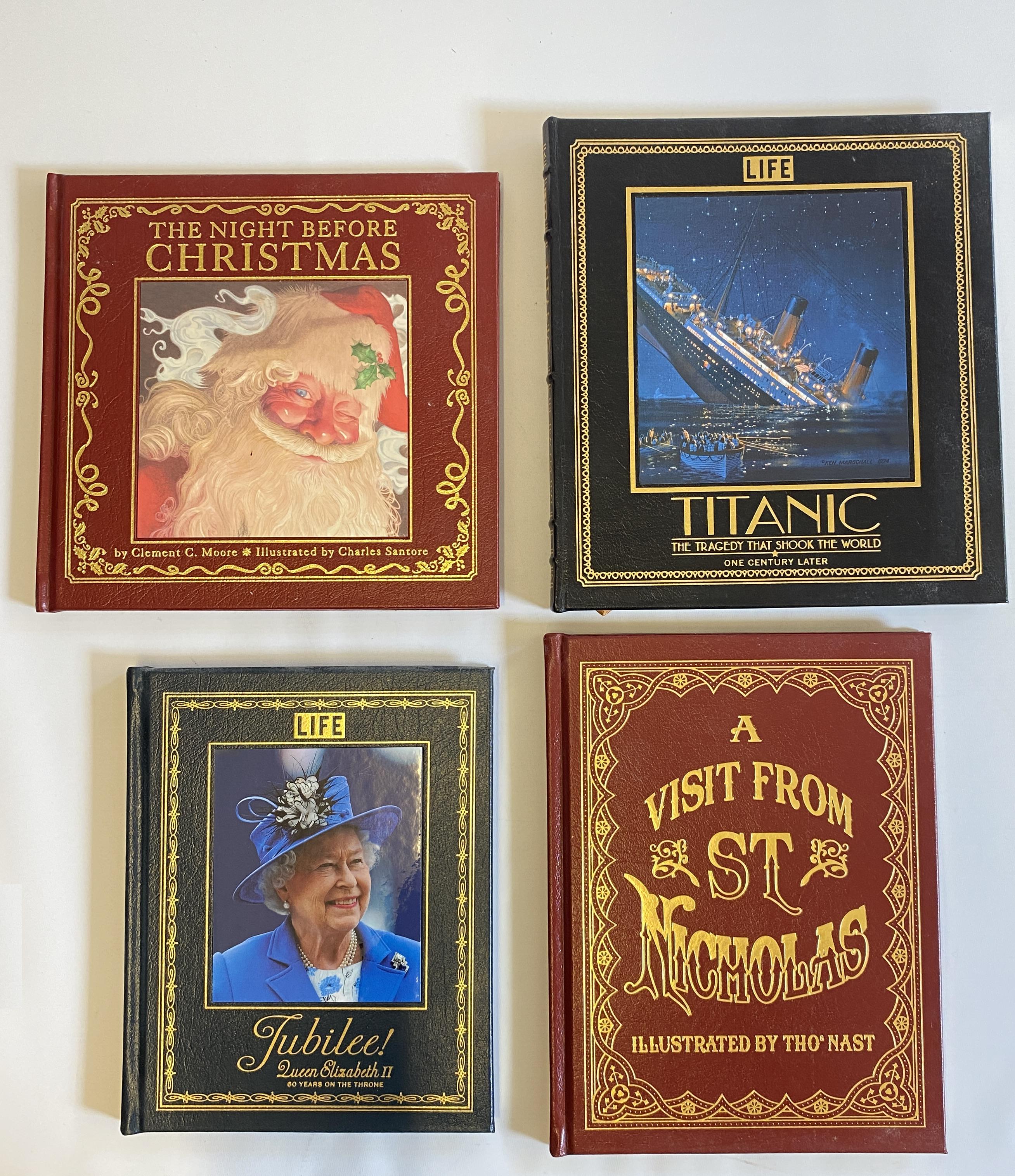 TITANIC: THE TRAGEDY THAT SHOOK THE WORLD, Time Life Books, 2012, bound in pictorial leather WITH Image