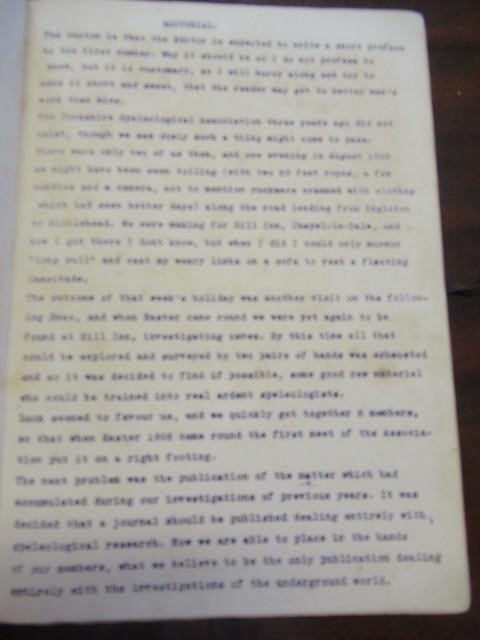 THE JOURNAL OF THE YORKSHIRE SPELEOLOGICAL ASSOCIATION Image