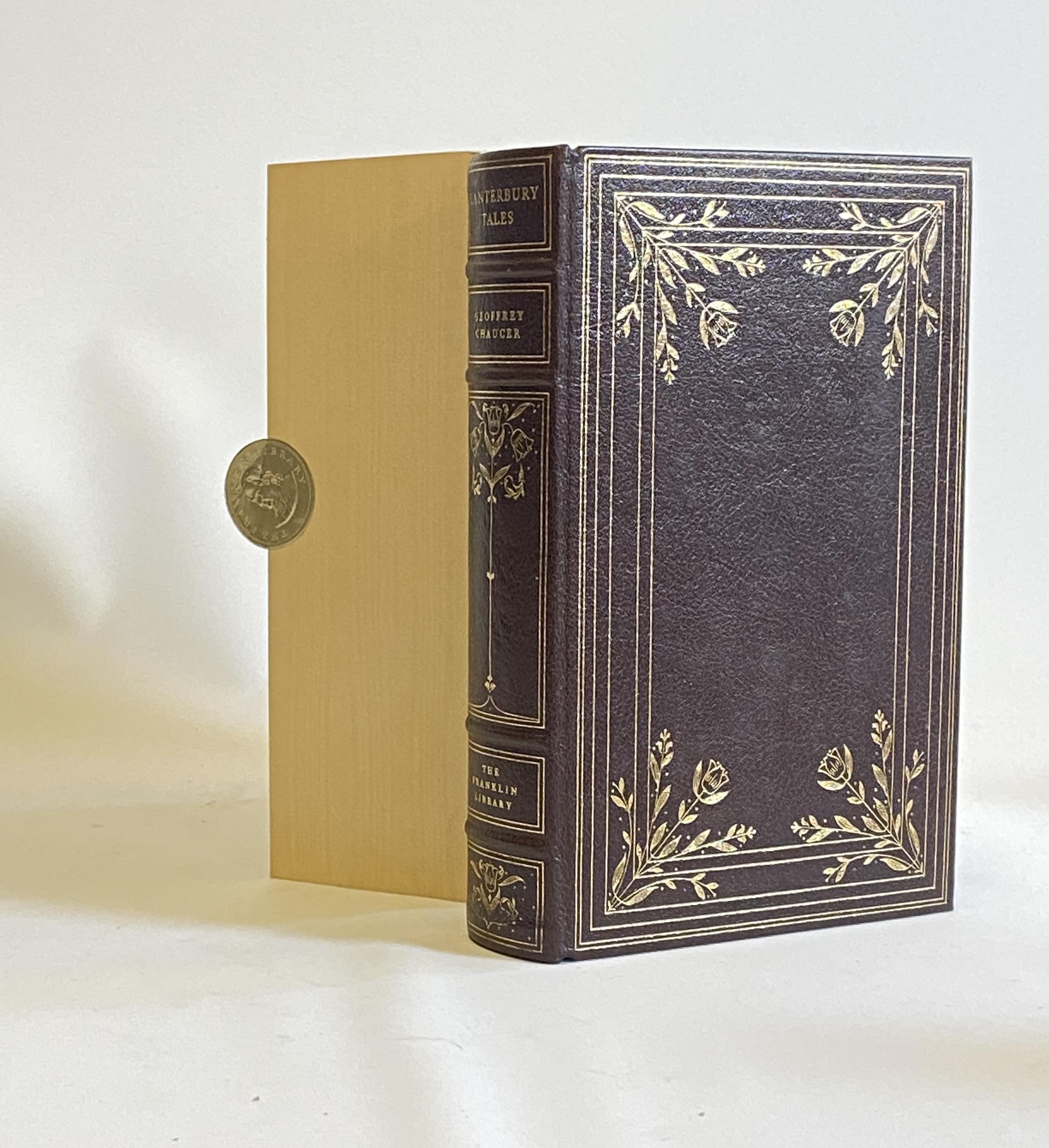 FRANKLIN LIBRARY around 80 volumes - four cartons - bound in two formats Image